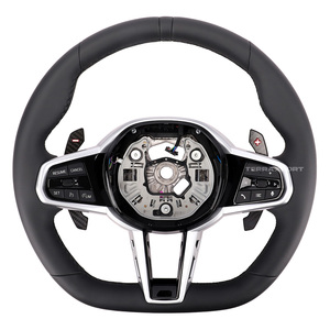 Volant en cuir pour BMW G01 G02 G05 G06 G07 G87 G80 G82 G83 G90 G29 G26 G08 - Product Image 1