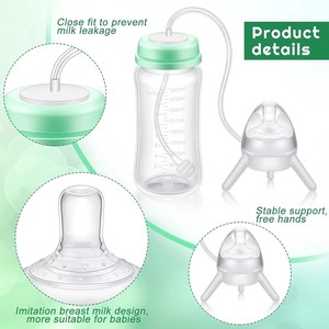 Bouteilles anti-coliques pour bébés sans BPA, biberons pour nourrissons avec <span class=keywords><strong>tétine</strong></span> - Product Image 4