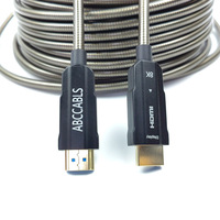 Câble 8 K60HZ Version 2.1 Fibre Optique et Armure pour Caméra Audio Vidéo-Câble HDC étendu pour Projecteur d'Ordinateur TV