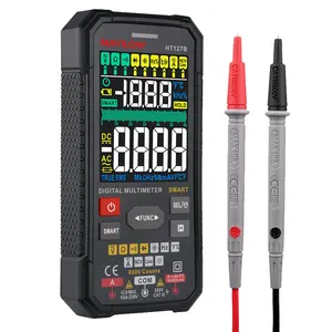 MAYILON Ht127b Smart Digital Multimeter Tn Display 6000 Counts Mini Color Lcd 3 Result Pocket Voltmeter Voltage Meter