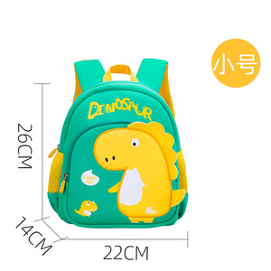 Zaino per Bambini Dinosauro Durevole Non Tossico Leggero Impermeabile per <span class=keywords><strong>Asilo</strong></span> Nido Regalo di Natale per Bambini e Bambine - Product Image 4