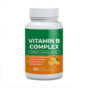 Suplemen Kapsul VitaHall Vitamina C Complex Asam Folat Multivitamin Vitamin B Complex untuk Mendukung Kesehatan Otak - Product Image 1
