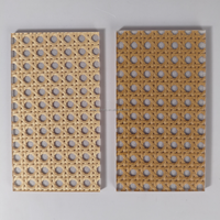 Panneau de séparation en acrylique tissé motif bambou OLEG 3 mm, style japonais, pour hôtel, en plastique acrylique imitation bambou