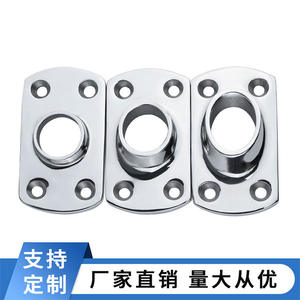 <b>Marine</b> <b>Hardware</b> Accessories Square Tube Bases Weldable Deck Handrail Supports Yacht Stainless Steel Accessories New Used - Product Image 5