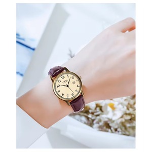 Montre Femme de Luxe Ultra Fine et Légère à Mouvement Quartz, Calendrier Simple, Idéale pour le Travail et les Occasions Formelles - Vente en Gros - Product Image 6