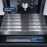 Fresadora CNC Vertical de Alta Velocidad VMC855 con Husillo BT40 de 8000 RPM, Rieles Lineales HIWIN y Controlador FANUC