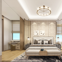 Servicio de Diseño de Interiores Premium Muting, Planificación de Espacios, Impermeable, Ligero, Estilo Minimalista/Lujo, Garantía de Más de 5 Años