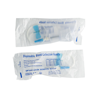 Aiguille papillon vétérinaire de qualité médicale avec support - Kit de prélèvement sanguin veineux stérile 21G 23G pour usage clinique