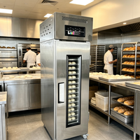 Fermentadora de Masa Refrigerada Inteligente de 18L con Temporizador, Gabinete de Fermentación en Frío para Panadería y Pastelería