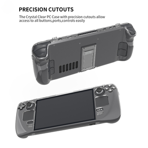 Tideseer – coque arrière transparente en cristal, conception à clipser, coque de protection rigide en PC antidérapante pour console de <span class=keywords><strong>jeu</strong></span> <span class=keywords><strong>Steam</strong></span> Deck, 304x129x41mm - Product Image 3
