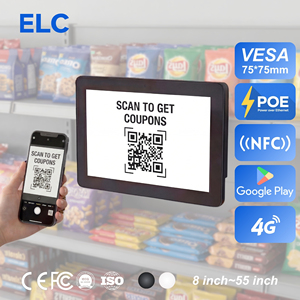 Display Digitale Android da 10.1 Pollici POE per Negozi di Alimentari, Promozioni sui Scaffali e Scanner di Codici QR con Schermo Touch - Product Image 1
