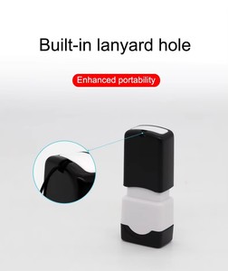 Mini Sello Rectangular Preentintado de Bolsillo, Sello Autoentintable de Plástico Ligero de 12g <span class=keywords><strong>para</strong></span> Uso Promocional en Oficinas y Negocios - Product Image 4