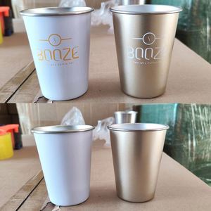 Gobelets rouges jetables robustes en acier inoxydable de 475 ml, 500 ml, 10 oz et 16 oz pour la bière, les jeux et les fêtes, avec balles de ping-pong, personnalisables en gros - Product Image 4