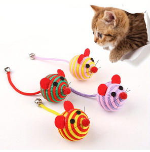 Juego <span class=keywords><strong>de</strong></span> Juguetes para Gatos, Paquete <span class=keywords><strong>de</strong></span> 6, Variedad Divertida, Más Vendidos, Combo <span class=keywords><strong>de</strong></span> Juguetes para Mascotas con Campana, Ratón y Pelota, Venta al por Mayor - Product Image 4