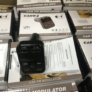 Reproductor <span class=keywords><strong>MP3</strong></span> para Auto B2 de Plástico, Inalámbrico 5.3, Manos Libres, FM, Cargador USB con Pantalla LED - Product Image 3