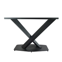 Vente directe d'usine sur pieds de meubles en métal table de restaurant moderne cadre de table en fer robuste et durable