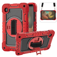B2B 360 °   Étui de tablette robuste hybride antichoc avec béquille rotative pour l'école, le travail, vente en gros pour Samsung Tab A9/Tab A11 8,7 pouces
