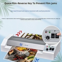 Plastifieuse A3 LM-320 pour cartes et certificats, machine de plastification à froid et à chaud, machine à plastifier les photos et documents
