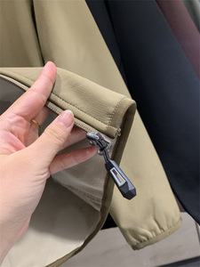 Top grade versione autunno moda <span class=keywords><strong>uomo</strong></span> calda a prova di vento fodera in pile con cappuccio logo personalizzato esterno impermeabile impermeabile <span class=keywords><strong>trench</strong></span> - Product Image 4