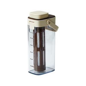 2026 Wholesale <b>Portable</b> Cold Brew <b>Coffee</b> <b>Maker</b> Airtight Iced Tea Pitcher With Handle And Removable Filter 1000ML Tritan Water Bo - Product Image 1