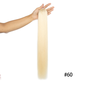 Cuticle Intact Unprocessed Human Hair <strong>Micro</strong> Loop Ring Hair <strong>Extensions</strong> - Product Image 5