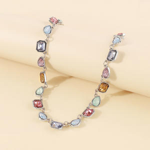 Collana da <span class=keywords><strong>Donna</strong></span> Personalizzata 2024 con Perline e Strass Colorati per Feste - Product Image 5