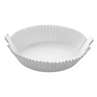 Papier pour friteuse à air de qualité alimentaire, papier de cuisson jetable résistant aux hautes températures et anti-fuite, services d'emballage OEM