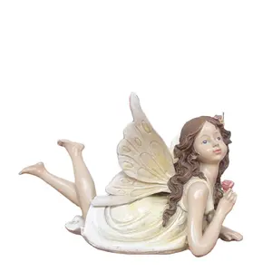Fashion Style Birthday Gift Polyresin Angel Figurine