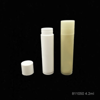 4.2G PP blanc vide rouge à lèvres tubes baume à lèvres conteneur cosmétique soins personnels tubes