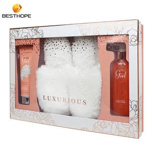 OEM ODM подарочная упаковочная бумага, набор карт, косметичка для девушек, туман для тела, оптовая продажа, лосьон, гель для душа, соль, пузырьки, подарочный набор - Product Image 4