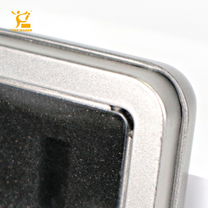 Tinsmaker Tùy Chỉnh Kim Loại Có Thể Hình Chữ Nhật Hộp Thiếc Với Cửa Sổ Có Thể Tái Chế Bao Bì Cho Mỹ Phẩm Nến Thiếc Lọ Sơn Kẹo - Product Image 3