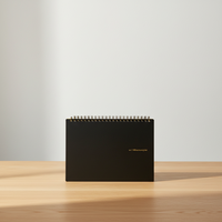 Carnet A5 personnalisable avec couverture en PP imprimée, pages vierges, reliure spirale à feuilles mobiles, idéal pour la planification scolaire ou comme cadeau