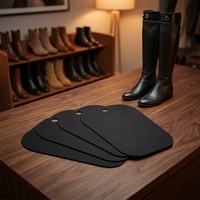 2 paires de formes de maintien pour bottes noires de 10 pouces, épaissies, réglables en taille, en plastique, pour femmes et hommes