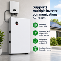 Système de stockage d'énergie domestique divisé 16 kWh LiFePO4 51,2 V 314 Ah avec batterie CAN pour Growatt, SMA, Solis, Sofar