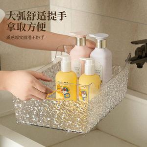 Desktop Storage Box S M L Transparent With Handle For Makeup Cosmetics Bedroom Organizers - Product Image 2