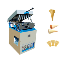 Machine automatique de fabrication de cornes de crème glacée pour biscuits en gaufres cône pour gobelets gaufrés