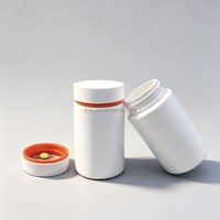 Flacon en plastique HDPE pour médicaments, pilules à base de plantes, conteneur opaque de 150 ml, flacon pour compléments alimentaires