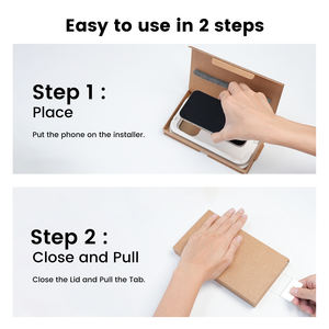 Kit de Instalación Fácil y Rápida de Protector de Pantalla de Vidrio Templado Antirreflectante 9H HD para iPhone 17 15 16 14 <span class=keywords><strong>13</strong></span> Pro Max - Product Image 3