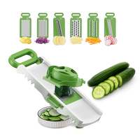 Multifunctionele plastic mandoline snijmachine fruit aardappel schiller wortelrasp keukenaccessoires groentesnijder milieuvriendelijk
