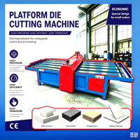 Machine de découpe à plat semi-automatique économique pour carton ondulé