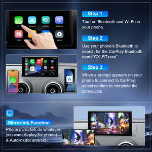 Nâng cấp màn hình gốc không dây Apple CarPlay <span class=keywords><strong>Android</strong></span> Auto cho hệ thống MIB 2 & 3G MMI A4 A4L A5 Q5L - Product Image 5