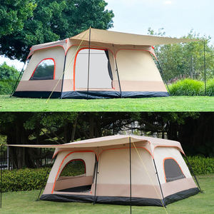 Tente de <span class=keywords><strong>camping</strong></span> en plein air en tissu Oxford imperméable 2 pièces de luxe Offres Spéciales pour les <span class=keywords><strong>vacances</strong></span> en famille - Product Image 6