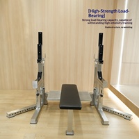 Rack de musculation en acier inoxydable 304, banc de musculation de compétition, support de squat, cadre de musculation multifonctionnel, salle de sport à domicile, durable