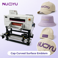 Mesin Printer Bordir UV DTF Baru 30cm untuk Emblem Topi, Mesin Transfer Permukaan Lengkung Single Head CE RoHS Langsung dari Pabrik Ukuran A3