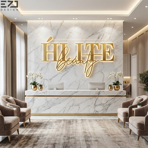 Lettres rétroéclairées en acier inoxydable personnalisées EZD, logo <span class=keywords><strong>de</strong></span> boutique personnalisé, signalétique lumineuse, enseigne LED extérieure personnalisable - Product Image 5