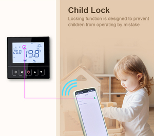 <span class=keywords><strong>Termostato</strong></span> inteligente <span class=keywords><strong>Honeywell</strong></span> para fan coil de hotel, compatible con ventiladores EC de 2 y 3 hilos, 24V, para HVAC de suelo y aire acondicionado. - Product Image 4