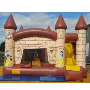 Castillo Inflable <span class=keywords><strong>de</strong></span> PVC Resistente para Exteriores, <span class=keywords><strong>de</strong></span> Grado Comercial, con Tobogán y Zona <span class=keywords><strong>de</strong></span> Brincos - Product Image 6