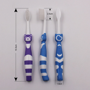 แปรงสีฟันเด็ก ด้ามจับรูปแมว ขนแปรงนุ่ม ไนลอน ใช้ในบ้าน 15.5 ซม. - Product Image 5