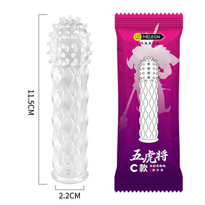 Préservatif piercing pénis pénétration nue <span class=keywords><strong>ultra</strong></span>-mince accessoire sexuel masculin longue durée - Product Image 3