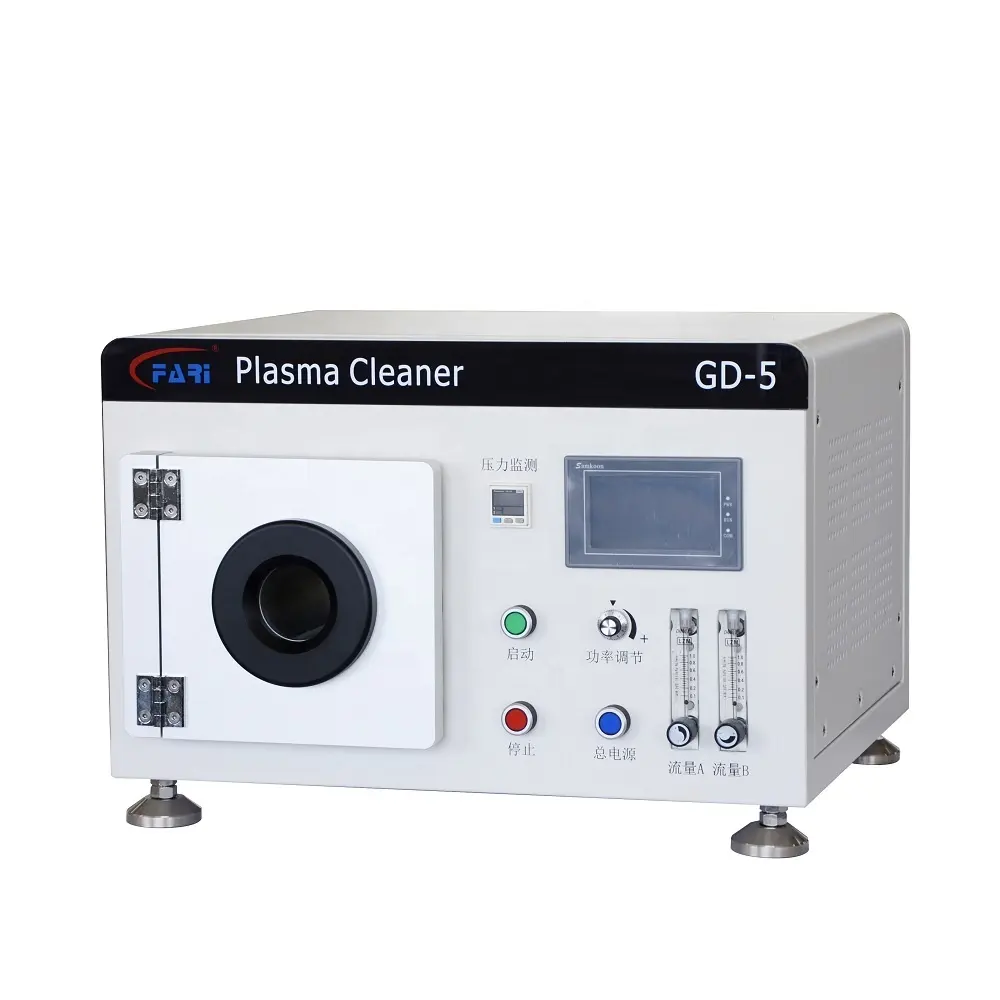 Benchtop mesin pembersih Plasma vakum pembersih Plasma untuk penjilidan PDMS penelitian Lab